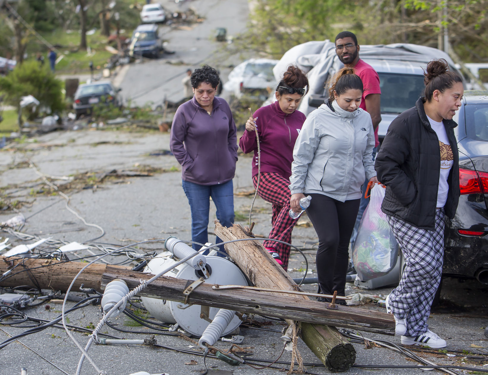 Tornado aftermath